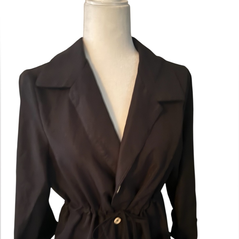 Elegant Black Button-Up adjustable dress - Picture 3 of 3